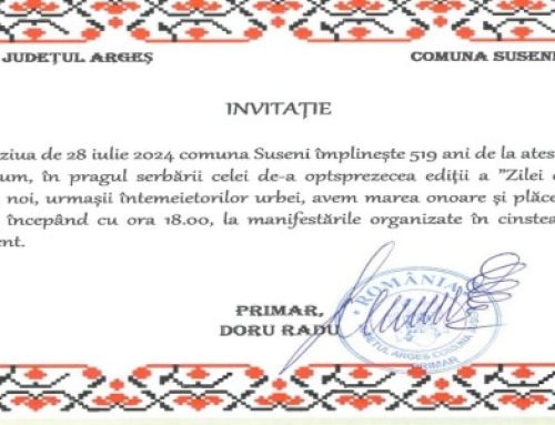 Manifestările prilejuite de cea de-a XVIII-a ediții a Zilei Comunei Suseni.